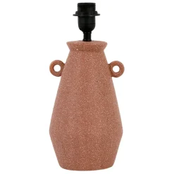 Fabrique de Styles Pied de lampe en porcelaine h35cm - terre brulée* Lampes À Poser