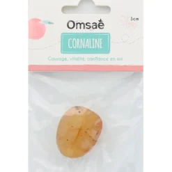 Fabrique de Styles Pierre roulée cornaline taille L* Méditation Et Yoga