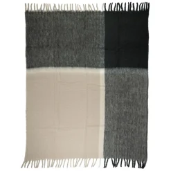 Fabrique de Styles Plaid en acrylique et laine émeraude 130x170cm - Selestina* Plaids