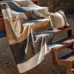 Fabrique de Styles Plaid en laine 130x200cm - Calypso* Plaids