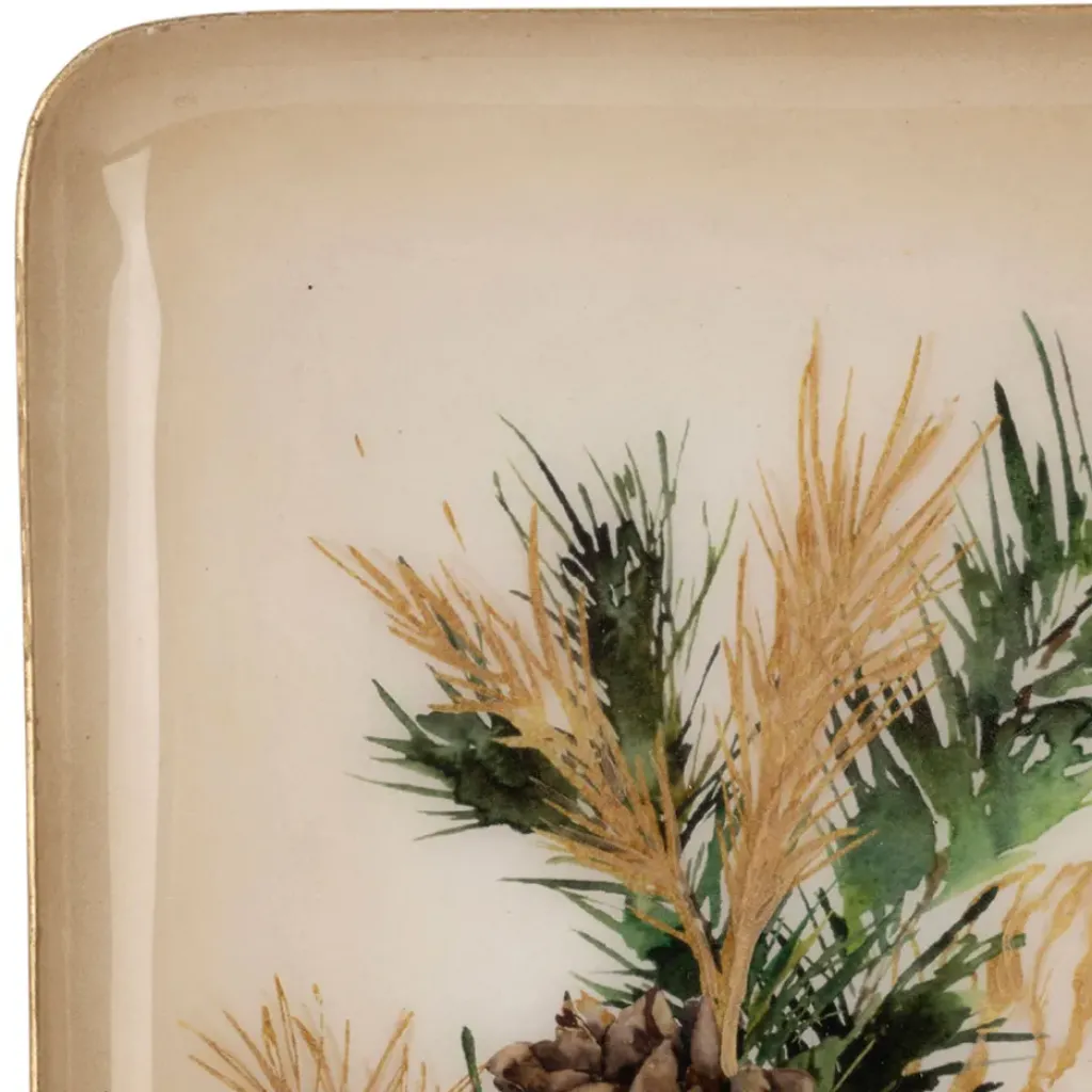 Fabrique de Styles Plateau en fer vert - Epicea* Plateaux