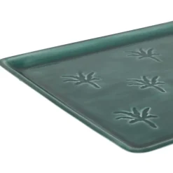 Fabrique de Styles Plateau en fer émeraude 40x30cm - Allegra* Plateaux