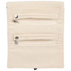 Fabrique de Styles Pochette à bijoux de voyage visage ecru et noir - terre brulée* Pochettes Et Housses