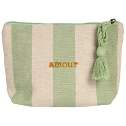 Fabrique de Styles Pochette Amour en coton écru et - Famille* Pochettes Et Housses