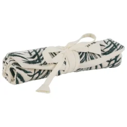 Fabrique de Styles Pochette bijoux voyage tropic'art creme touche 20x24cm en velours coton* Pochettes Et Housses