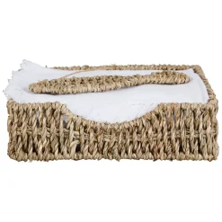 Fabrique de Styles Porte serviettes en jonc de mer et fer poisson - borneo* Accessoires De Table