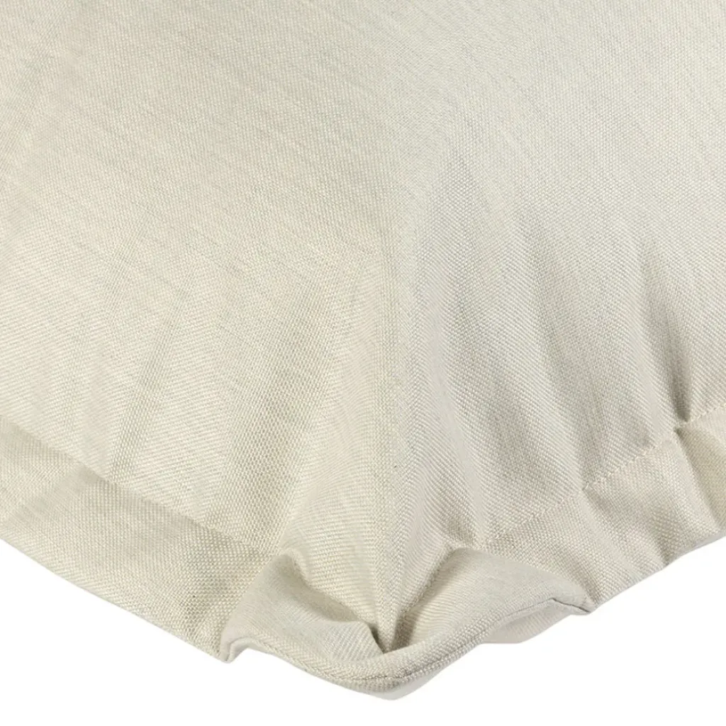 Fabrique de Styles Pouf d'extérieur en tissu écru 95x95cm - Sola*Enfant Chaises, Fauteuils|Jardin