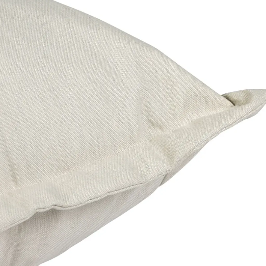 Fabrique de Styles Pouf d'extérieur en tissu écru 95x95cm - Sola*Enfant Chaises, Fauteuils|Jardin