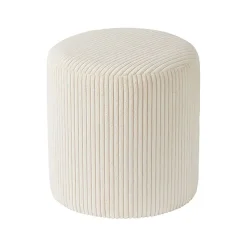 Fabrique de Styles Pouf en tissu velours côtelé - Snaw* Poufs Et Tabourets