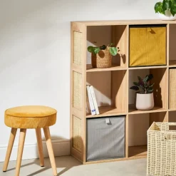 Fabrique de Styles Pouf en velours côtelé - Popy* Poufs Et Tabourets