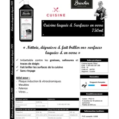 Fabrique de Styles Produit d'entretien-cuisine laquee et surfaces en verre 750ml* Produits Ménagers