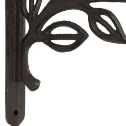 Fabrique de Styles Équerre en fonte laurier 25x23cm* Étagères Murales