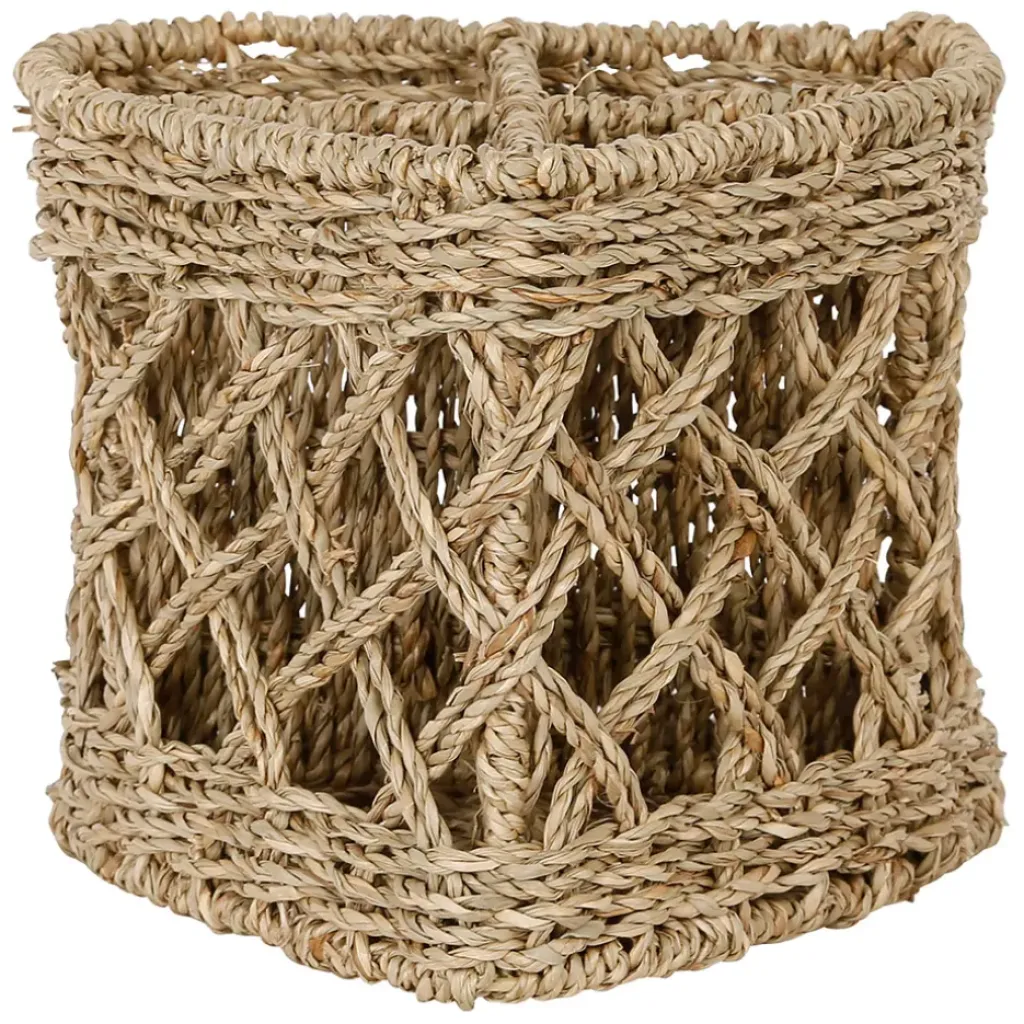 Fabrique de Styles Range couverts coeur en jonc de mer h16cm - Borneo* Petits Rangements