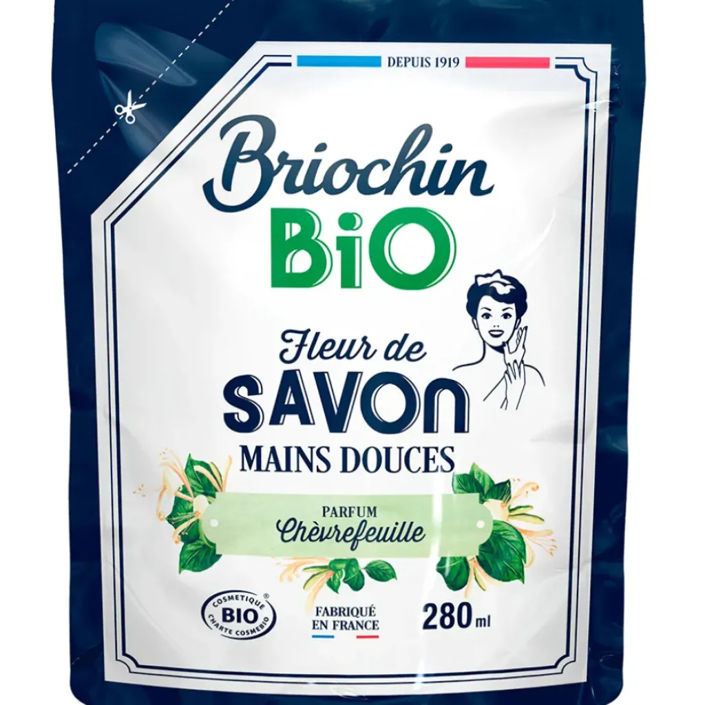 Fabrique de Styles Recharge savon liquide mains chèvrefeuille 280ml - Cosmébio* Savon Liquide