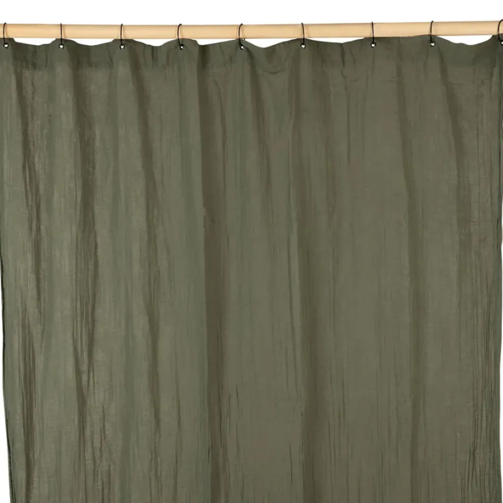 Fabrique de Styles Rideau en voile de coton avec oeillets 120x280cm - Dili* Rideaux Et Voilages