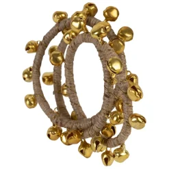 Fabrique de Styles Rond de serviette en fer et jute - Clochette* Serviettes De Table