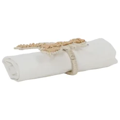 Fabrique de Styles Rond de serviette en manguier et coton - homard* Serviettes De Table