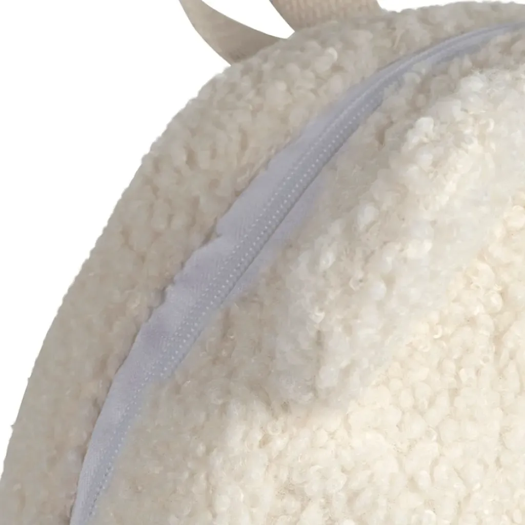 Fabrique de Styles Sac à dos en tissu bouclette écru - Sweetdream*Enfant P'tits Accessoires