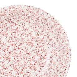 Fabrique de Styles Saladier en faïence blanc et - p'tites fleurs* Plats Et Saladiers