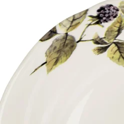 Fabrique de Styles Saladier en faïence blanche d23.6cm - Meredith* Plats Et Saladiers