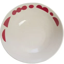 Fabrique de Styles Saladier en grès et blanc d23cm - Ohana* Plats Et Saladiers