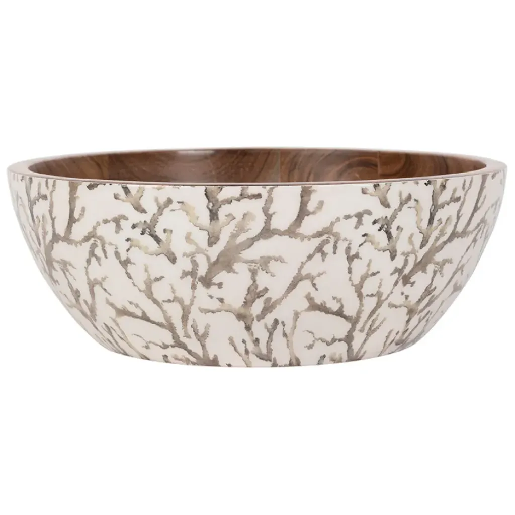 Fabrique de Styles Saladier en manguier d30cm - Estran* Plats Et Saladiers