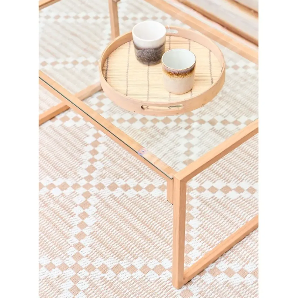 Fabrique de Styles Salon de jardin 4 places en fer avec coussins blanc - Cagliari*Enfant Salons De Jardin|Jardin