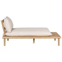 Fabrique de Styles Salon de jardin en acacia 3 places avec table écru - Cirina*Enfant Salons De Jardin|Jardin