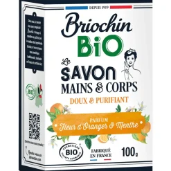 Fabrique de Styles Savon solide fleur d'oranger et menthe - Cosmébio* Savon Solide