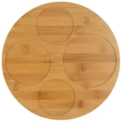 Fabrique de Styles Service apéritif 4 pièces en porcelaine et bambou palmier - Mocoa* Bols Et Coupelles