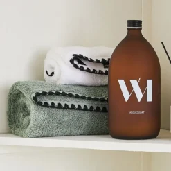 Fabrique de Styles Serviette de douche en coton celadon 90x140cm - Issey* Serviettes De Bain