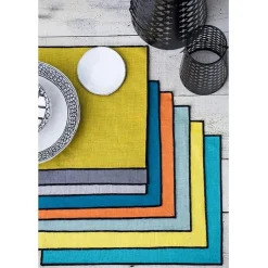 Fabrique de Styles Set de table en lin granit 35x48cm - Borgo* Sets De Table