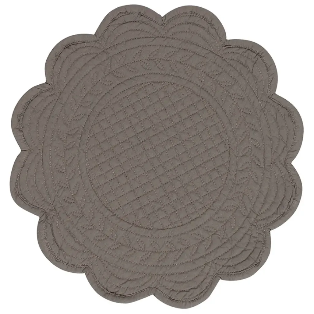 Fabrique de Styles Set de table rond boutis en coton* Sets De Table