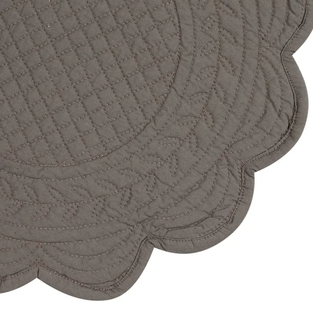 Fabrique de Styles Set de table rond boutis en coton* Sets De Table