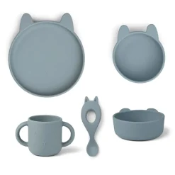 Fabrique de Styles Set vaiselle enfant en silicone vivi lapin de mer*Enfant Accessoires Repas