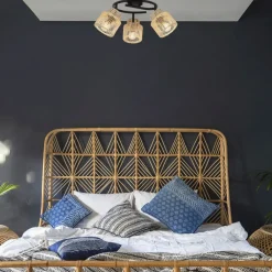 Fabrique de Styles Spot 3 lumières en métal et cordelette d47cm - Cancun* Suspensions