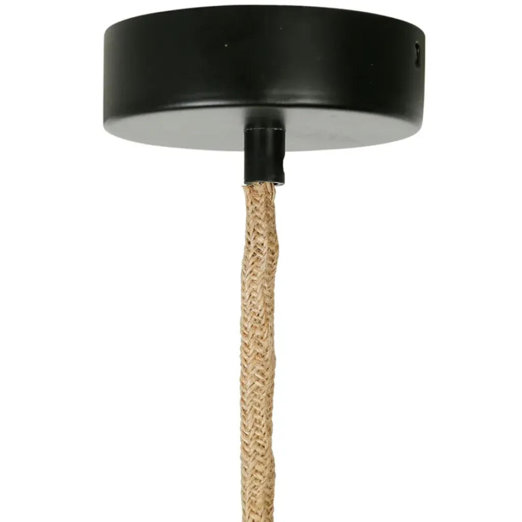 Fabrique de Styles Suspension en corde de papier et fer d50cm - Calyp* Suspensions