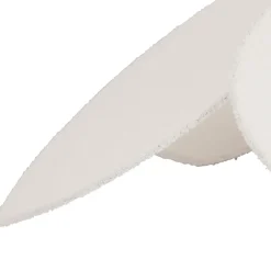 Fabrique de Styles Suspension en tissu et frêne d110x39cm écru - Bouclette* Suspensions