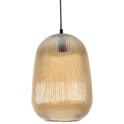 Fabrique de Styles Suspension en verre et fer d22x33cm - Lumi* Suspensions