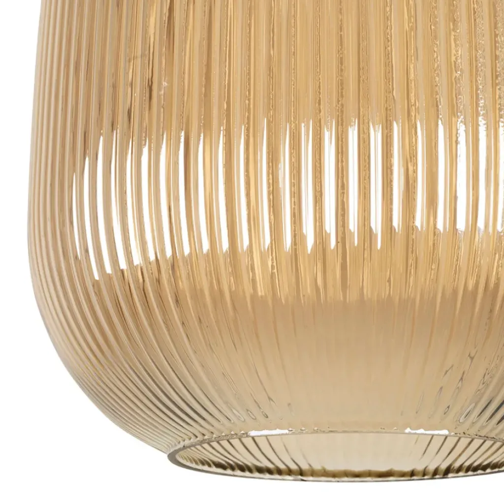 Fabrique de Styles Suspension en verre et fer d22x33cm - Lumi* Suspensions