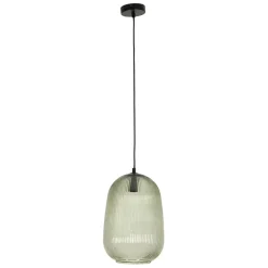 Fabrique de Styles Suspension en verre et fer d22.5xh33cm - Lumi* Suspensions