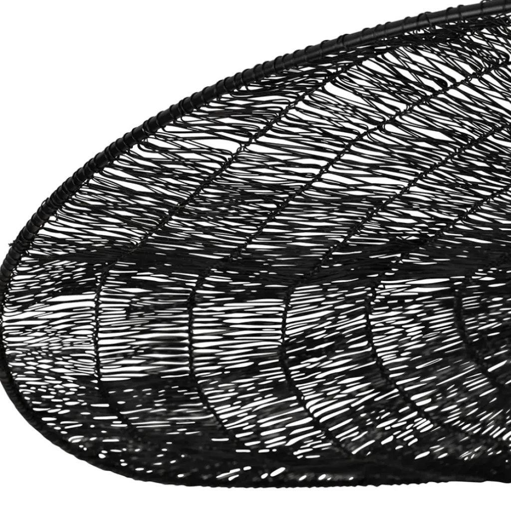 Fabrique de Styles Suspension non electrique en fer naturel et noir d80cm - Organic* Suspensions