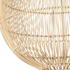 Fabrique de Styles Suspension non électrique en rotin et fer d40cm - Brasil* Suspensions