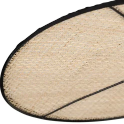 Fabrique de Styles Suspension non électrique en rotin naturel et noir d54cm - Yucata* Suspensions