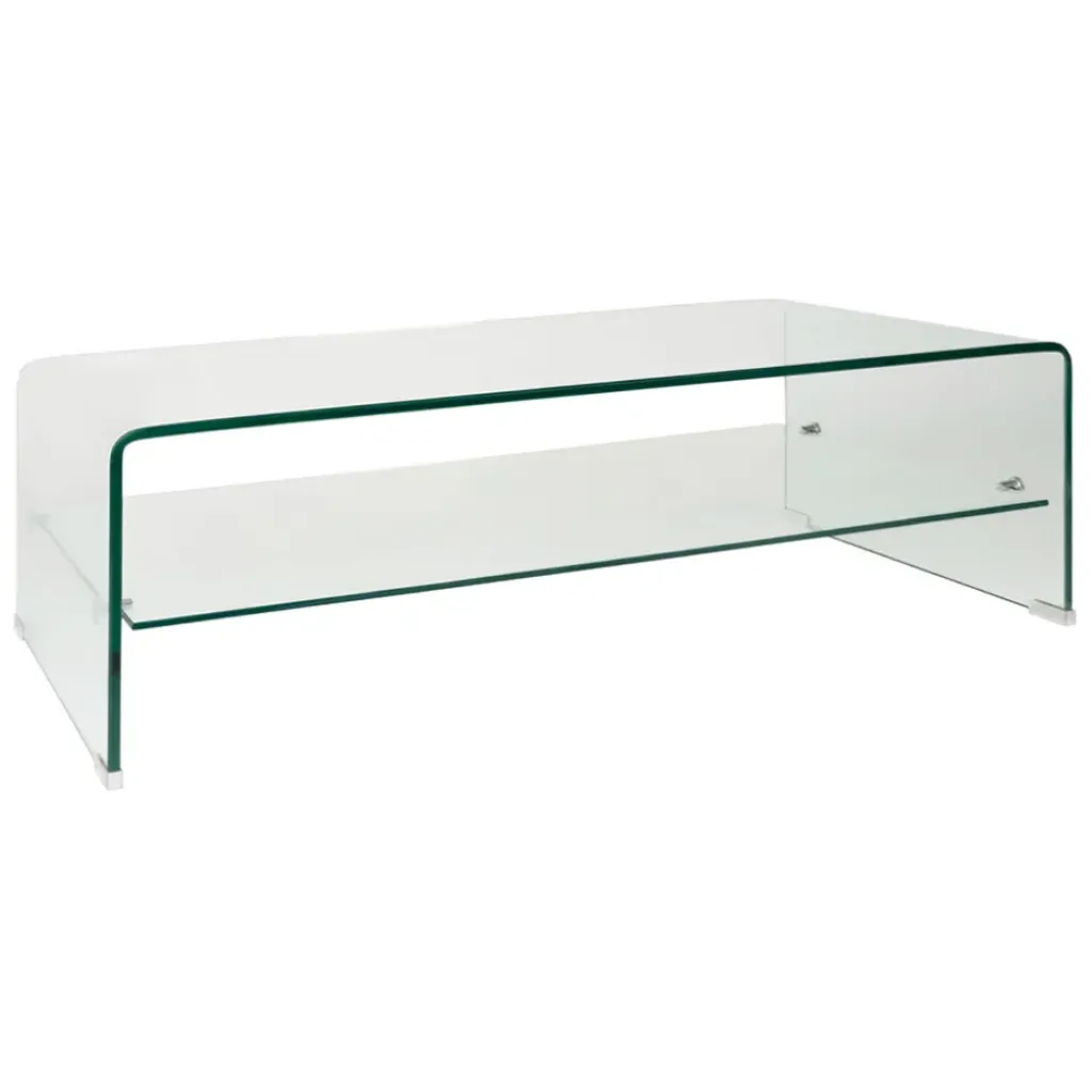 Fabrique de Styles Table basse en verre trempé 110x55cm - Adela* Table Basses