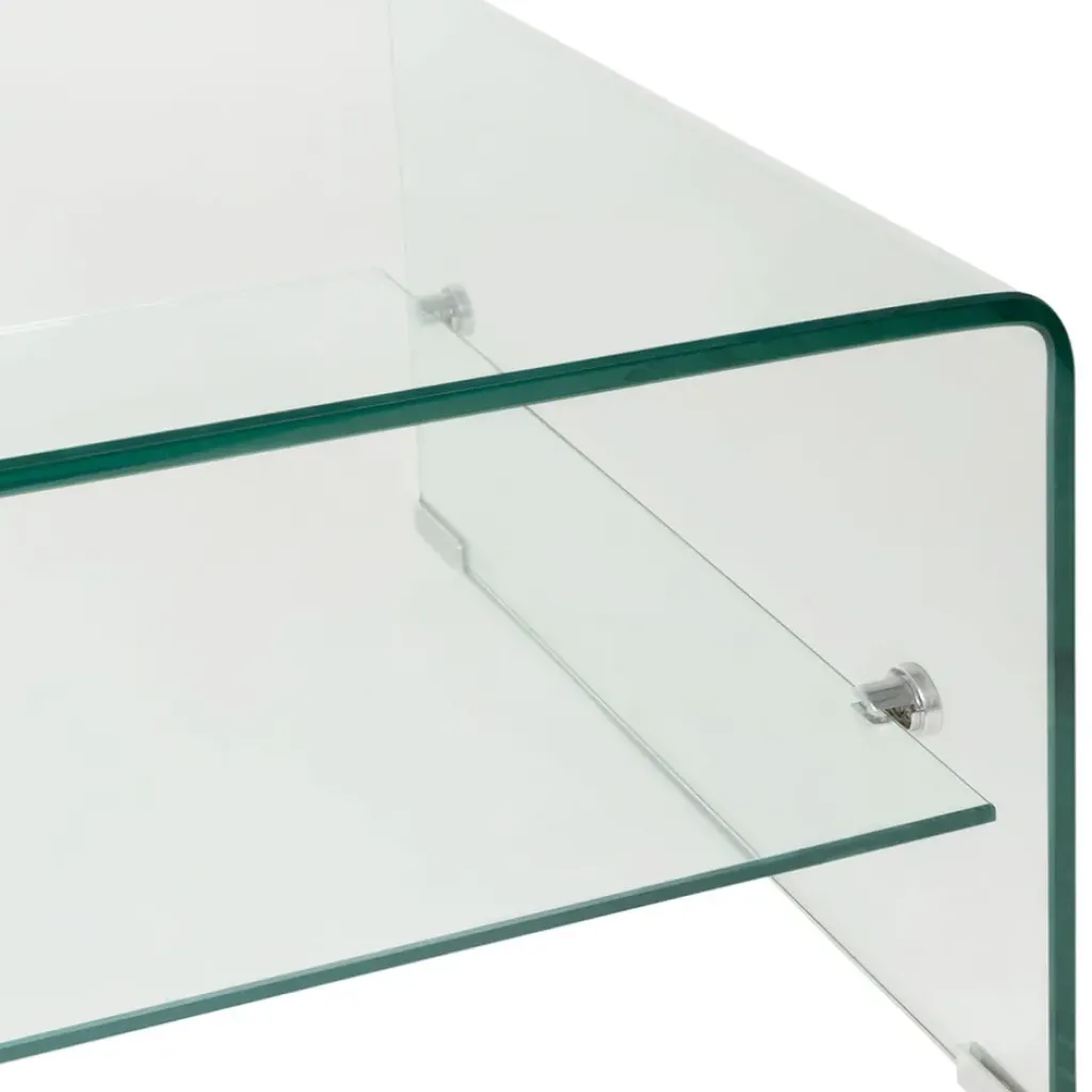Fabrique de Styles Table basse en verre trempé 110x55cm - Adela* Table Basses