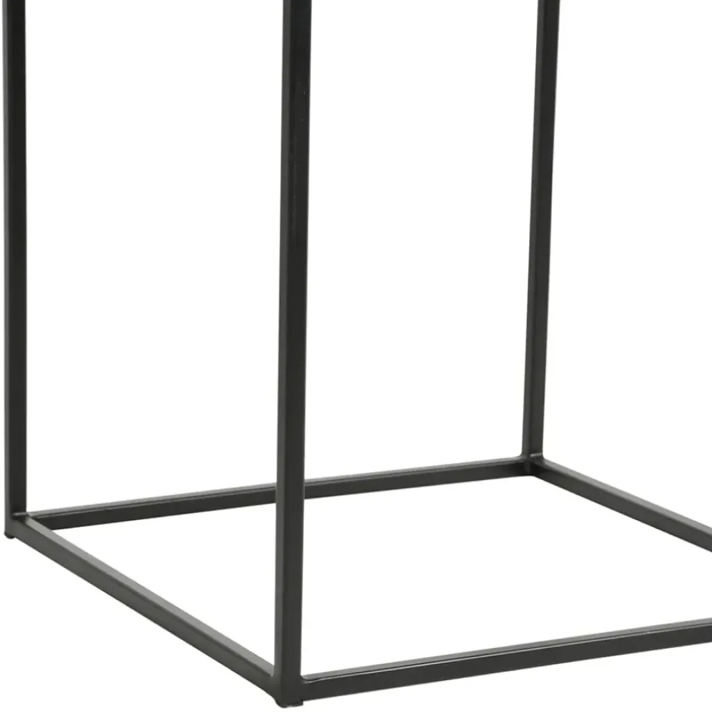 Fabrique de Styles Table basse gigogne carrée (lot de 2) en aluminium et fer - Felia* Table Basses