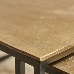 Fabrique de Styles Table basse gigogne (lot de 3) en fer - Félia* Table Basses