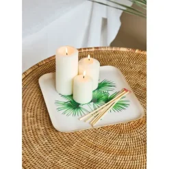 Fabrique de Styles Table basse gigogne ronde (lot de 2) en rotin et fer - Pasil* Table Basses