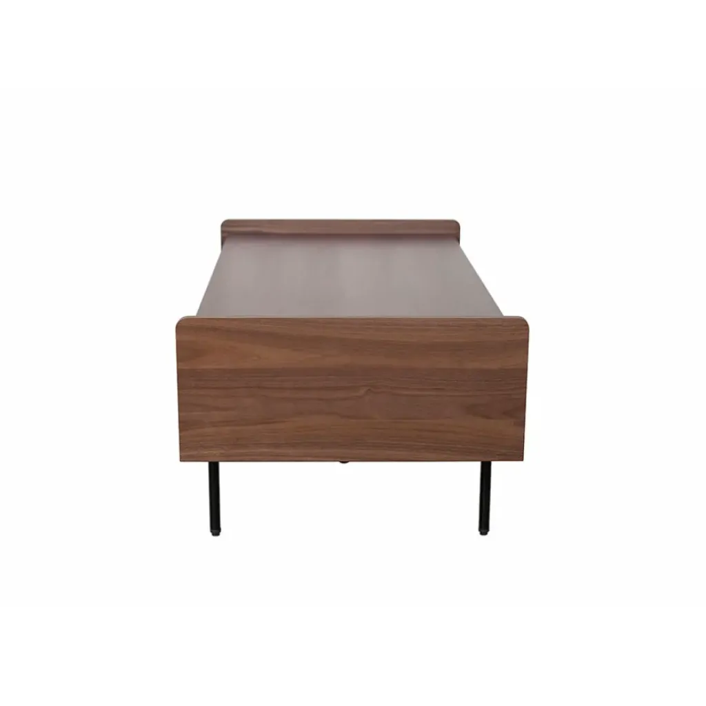 Fabrique de Styles Table basse rectangulaire en placage noyer - Gino* Table Basses